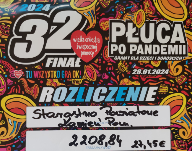 32. Finał Wielkiej Orkiestry Świątecznej Pomocy za nami