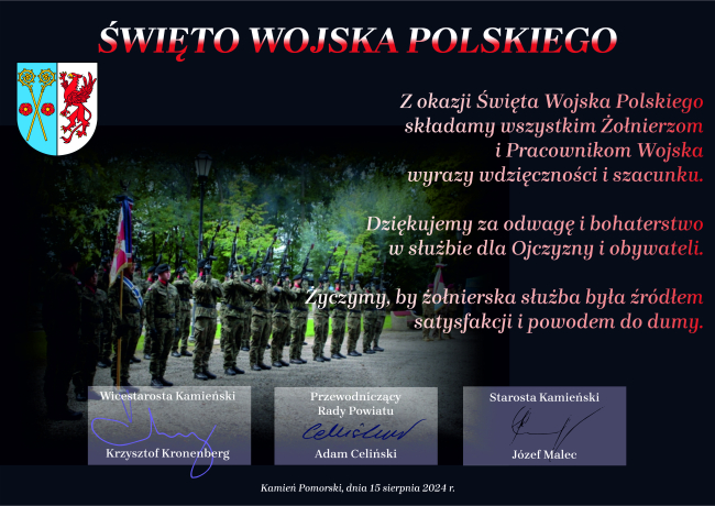 Życzenia Święto Wojska Polskiego