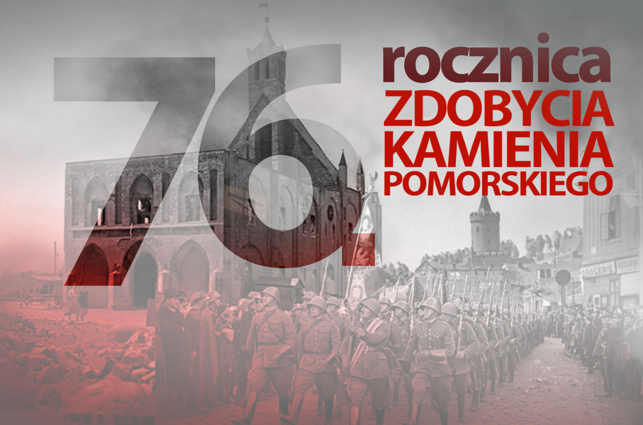 Uroczystości upamiętniające 76. Rocznicę Zdobycia Kamienia Pomorskiego 