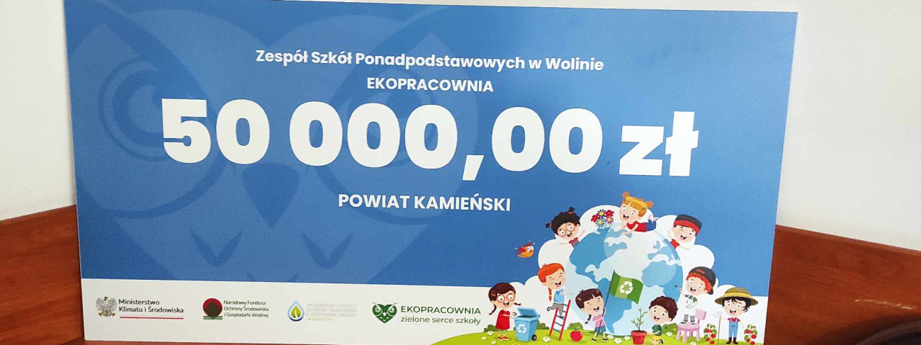 Umowa na dofinansowanie Ekopracowni podpisana