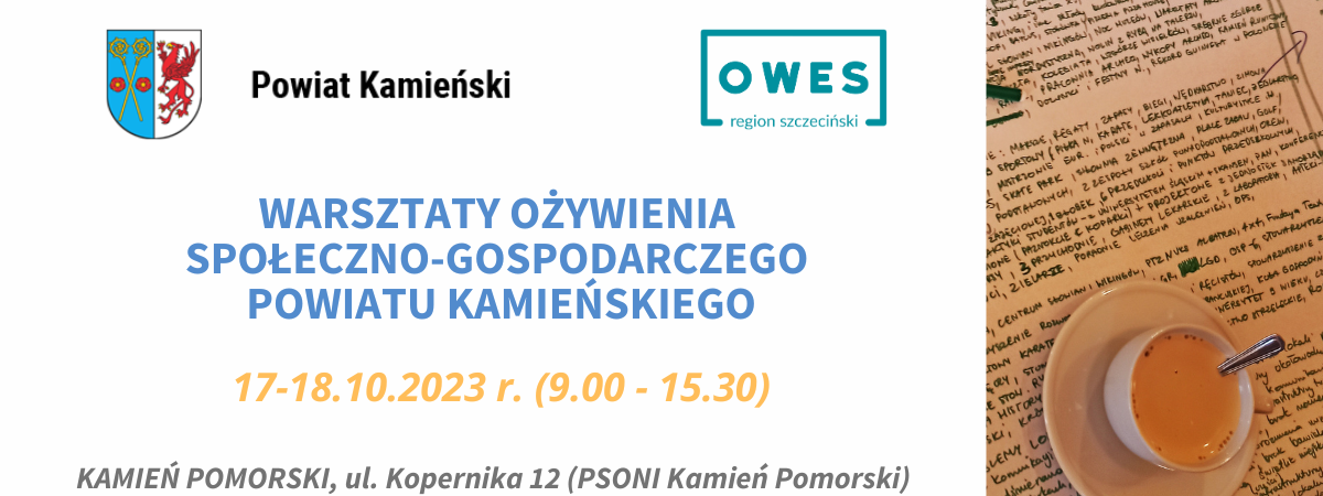 Warsztaty Lokalnego Ożywienia Społeczno-Gospodarczego na rzecz aktywizacji mieszkańców i rozwoju powiatu kamieńskiego