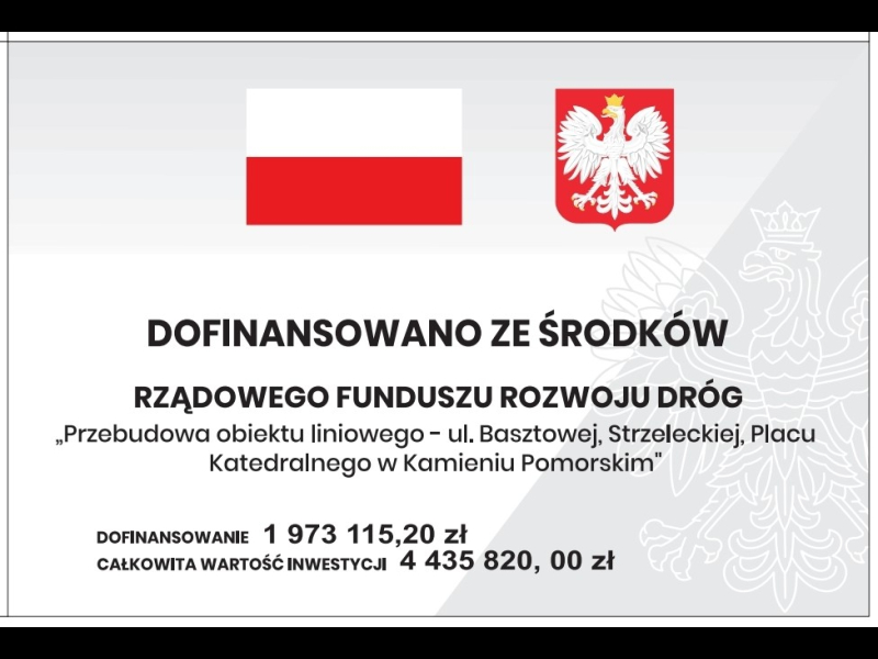 Informacja o dofinansowaniu z budżetu Państwa